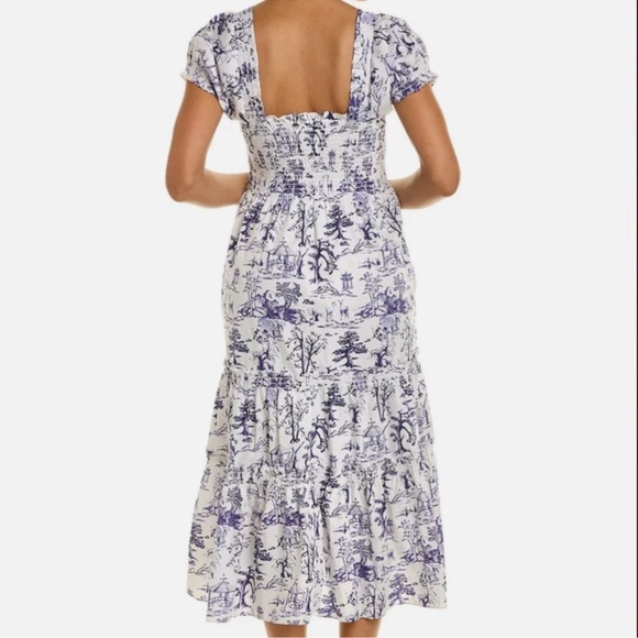 {OPT} Anthropologie Brand New Daphne Toile Midi Dress - Picture 5 of 12